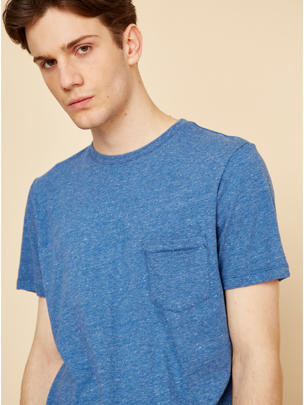 ZOOT.lab Modré pánske tričko s vreckom ZOOT.lab Sheldon