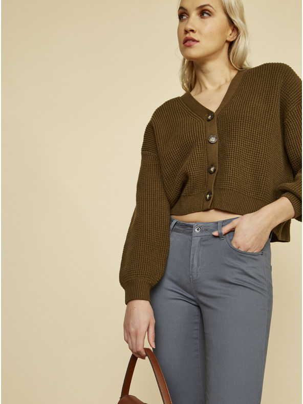 ZOOT.lab Šedé dámske nohavice skinny fit ZOOT.lab Anna 2