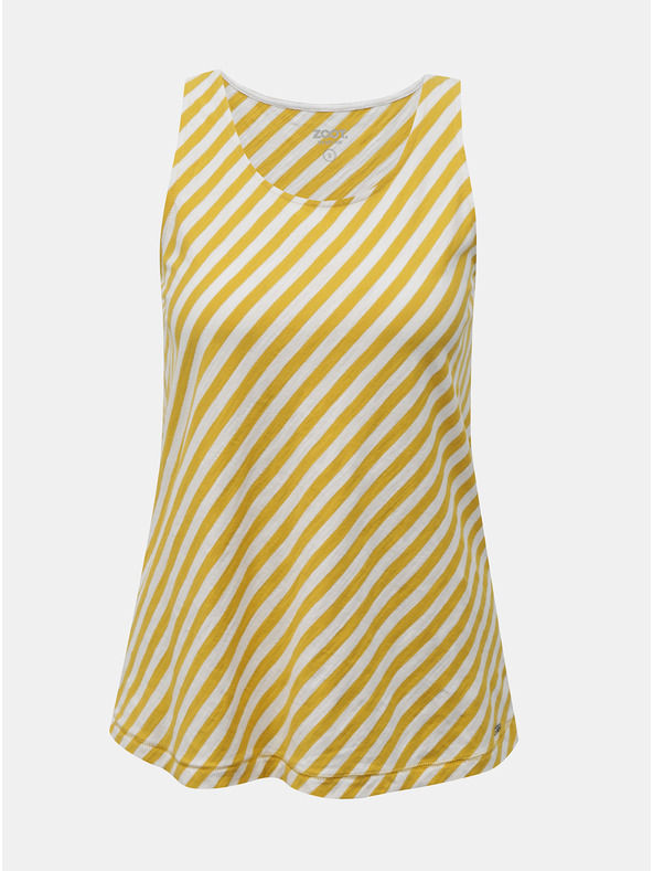 ZOOT.lab Žlto-biele dámske pruhované tielko ZOOT.lab Joelle
