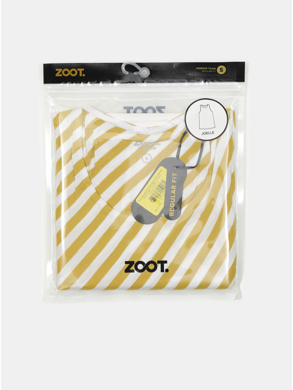 ZOOT.lab Žlto-biele dámske pruhované tielko ZOOT.lab Joelle