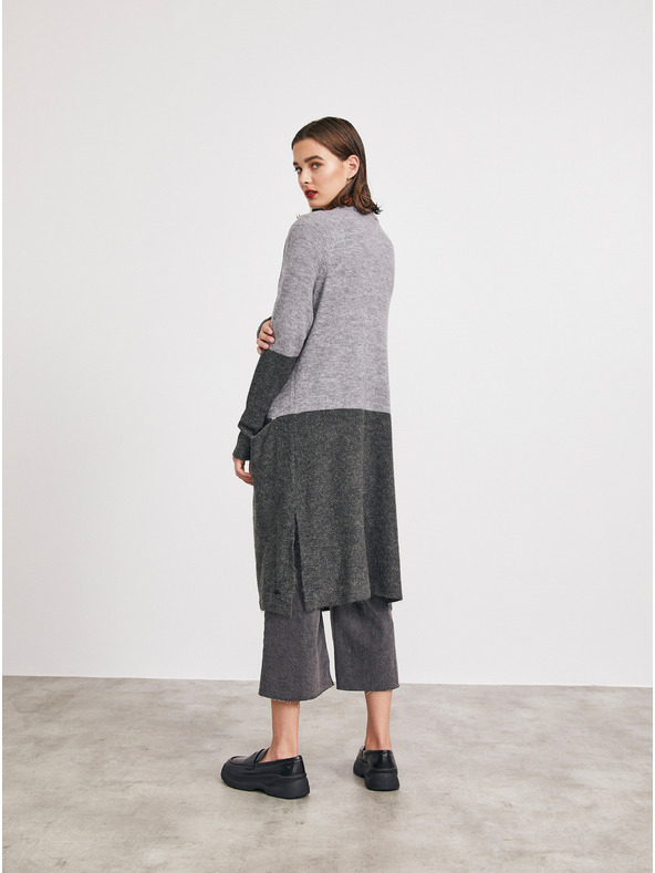 ZOOT.lab Sivý dámsky dlhý sveter METROOPOLIS by ZOOT.lab Floella