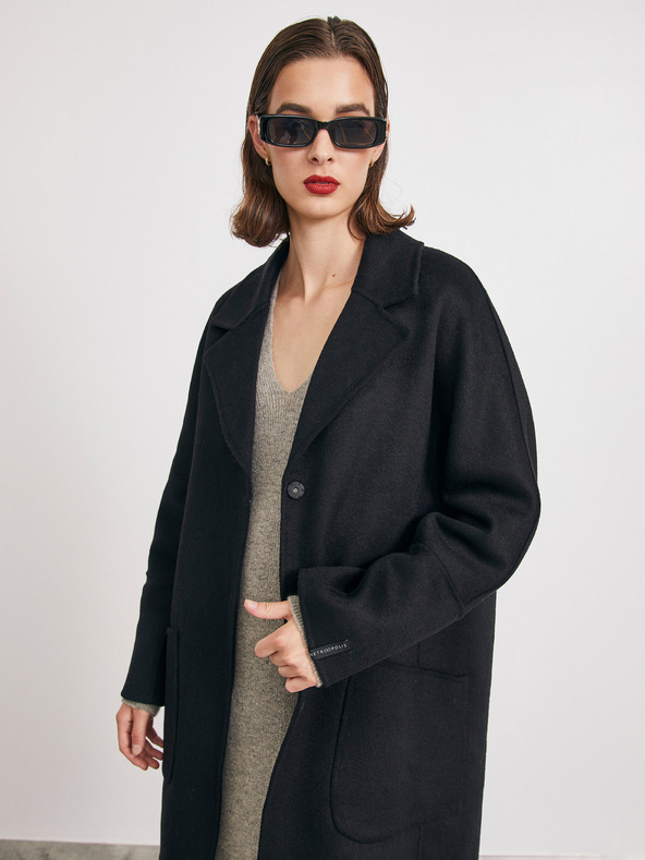 ZOOT.lab Šedé svetrové šaty zo zmesi vlny METROOPOLIS by ZOOT.lab Ofilia