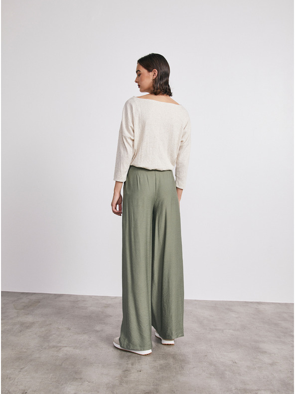 ZOOT.lab Béžová dámska pruhovaná košeľa METROOPOLIS by ZOOT.lab Stella