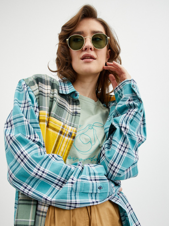 ZOOT.lab Svetlozelené dámske tričko s potlačou ZOOT.lab Elvira