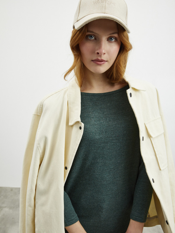 ZOOT.lab Tmavo zelené dámske pletené tričko ZOOT.lab Aria