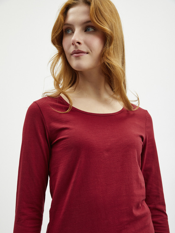 ZOOT.lab ZOOT.lab Mira bordová dámske základné tričko