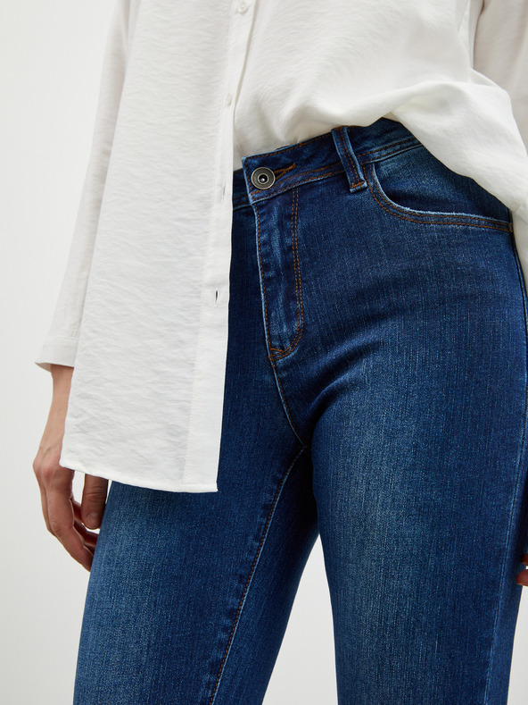 ZOOT.lab Tmavomodré dámske džínsy Slim Fit ZOOT Pippa