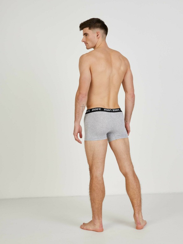 ZOOT.lab Súprava troch pánskych boxeriek v červenej, modrej a sivej farbe ZOOT.lab