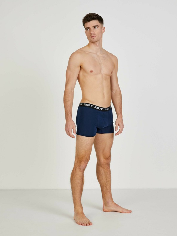 ZOOT.lab Súprava troch pánskych boxeriek v červenej, modrej a sivej farbe ZOOT.lab