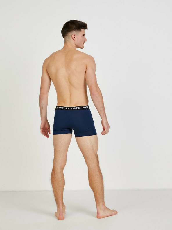 ZOOT.lab Súprava troch pánskych boxeriek v červenej, modrej a sivej farbe ZOOT.lab