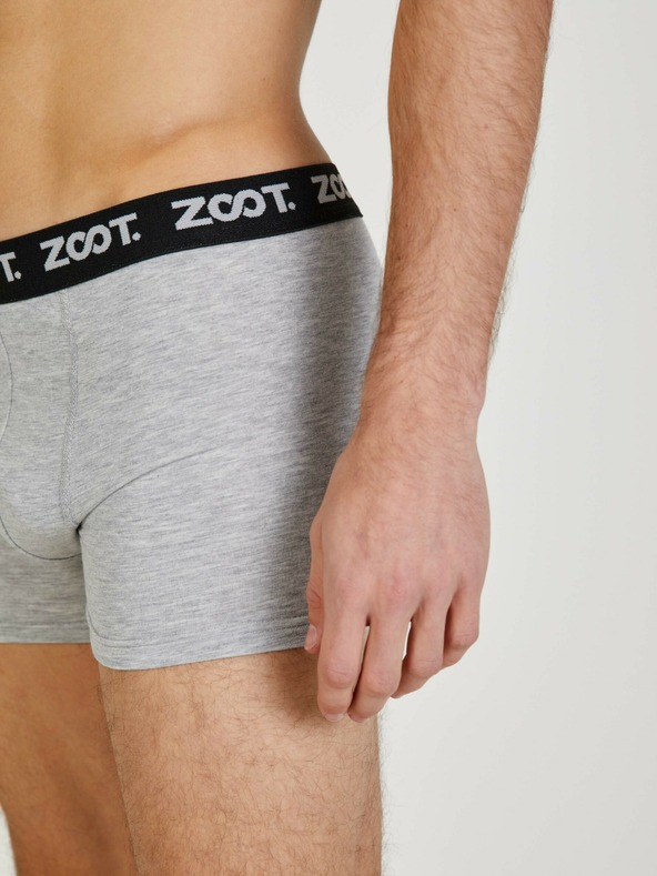 ZOOT.lab Súprava troch pánskych boxeriek v červenej, modrej a sivej farbe ZOOT.lab