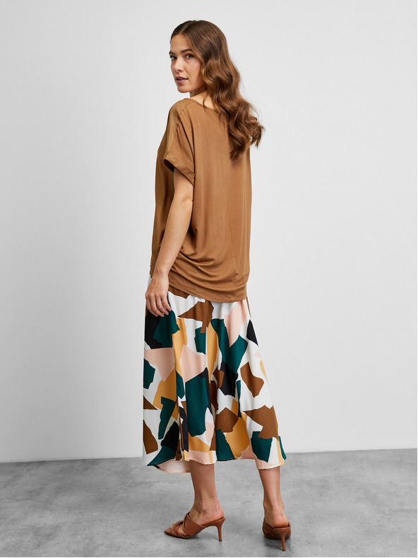 ZOOT.lab Hnedé základné košeľové šaty od ZOOT.lab Priscilla