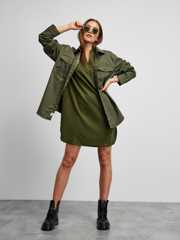 ZOOT.lab Khaki základné šaty ZOOT.lab Tully