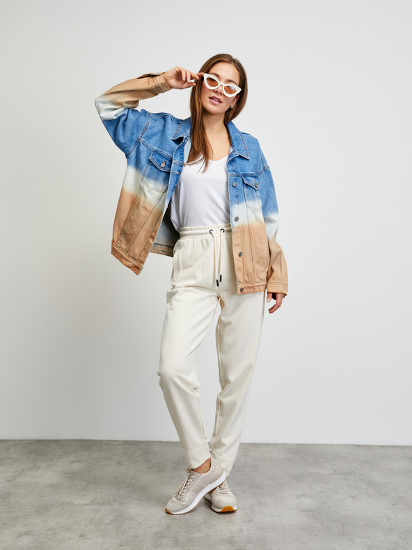 ZOOT.lab Krémové dámske základné tepláky METROOPOLIS by ZOOT.lab Darlyn