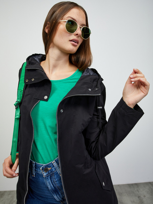 ZOOT.lab Čierna dámska parka s kapucňou ZOOT.lab Daria