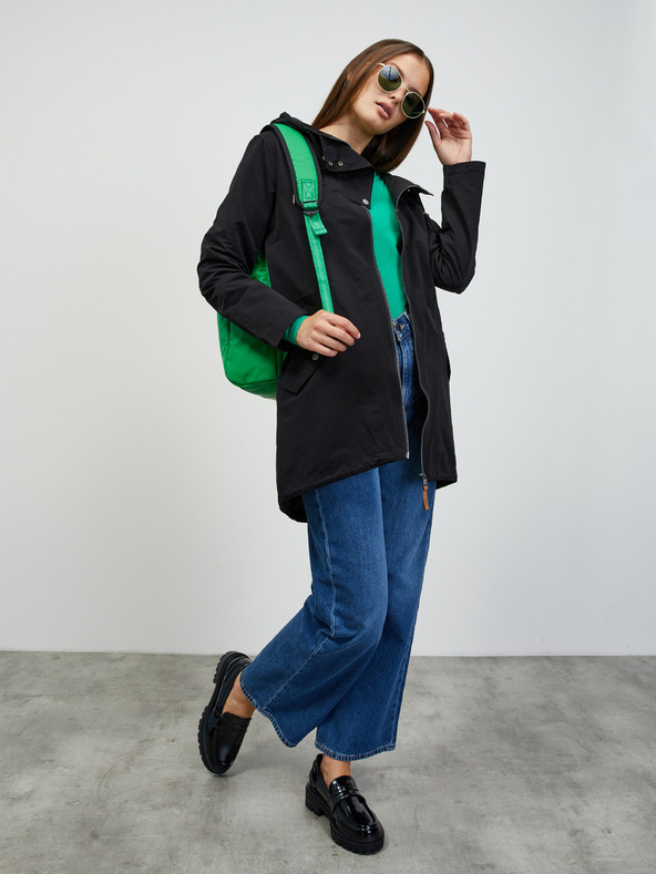 ZOOT.lab Čierna dámska parka s kapucňou ZOOT.lab Daria