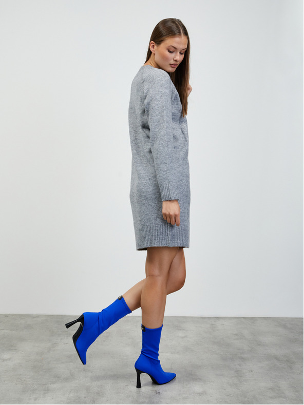 ZOOT.lab Svetlosivé svetrové šaty ZOOT.lab Amaya