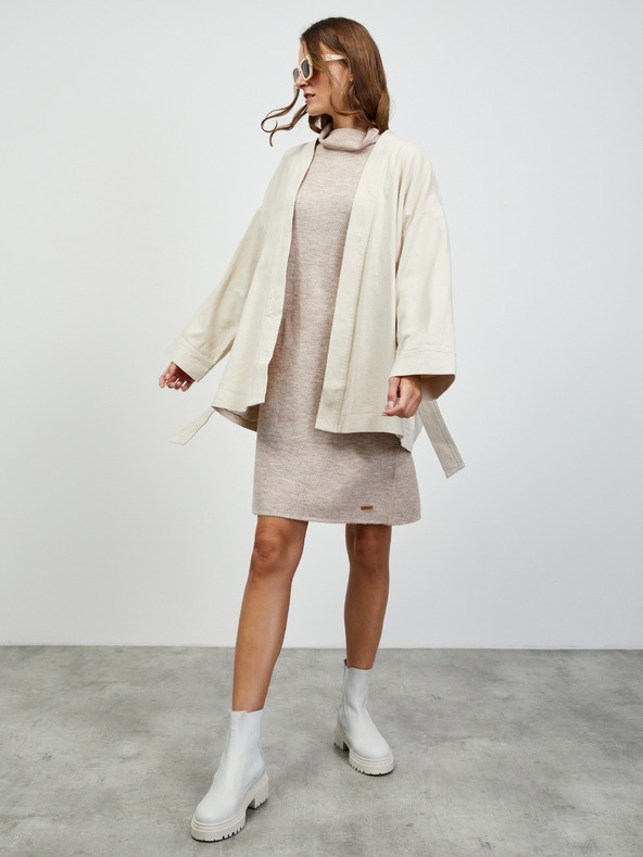ZOOT.lab Béžové svetrové šaty ZOOT.lab Harley