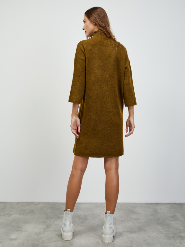 ZOOT.lab Kaki svetrové šaty ZOOT.lab Harley