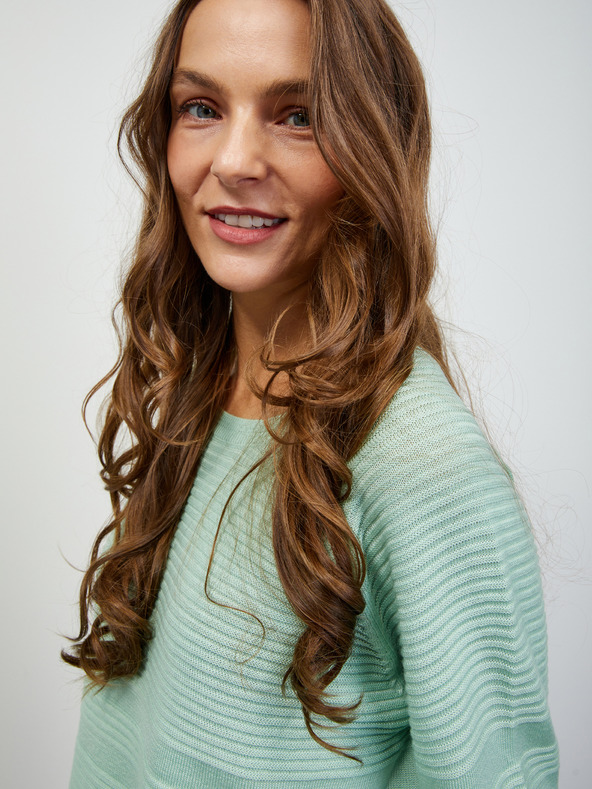 ZOOT.lab Dámsky mätový rebrovaný sveter ZOOT.lab Heddie