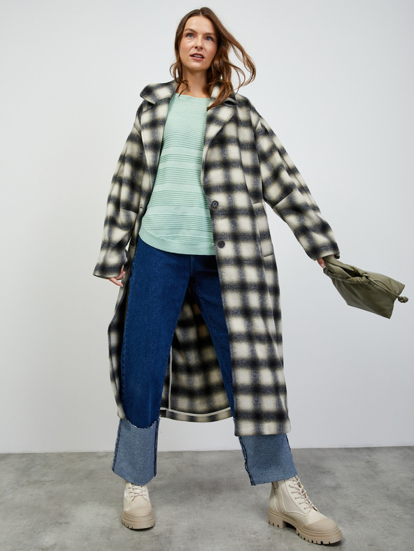 ZOOT.lab Dámsky mätový rebrovaný sveter ZOOT.lab Heddie