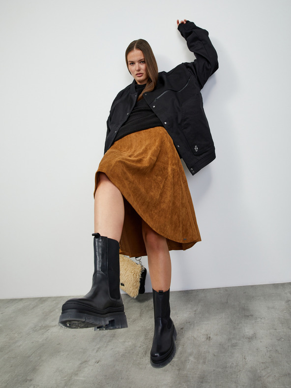 ZOOT.lab Čierny dámsky oversized sveter ZOOT.lab Glynne