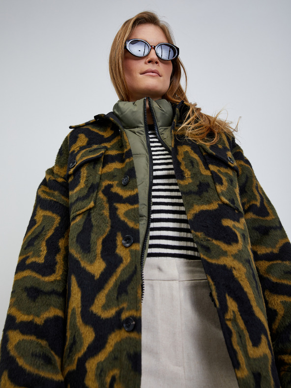 ZOOT.lab Krémové dámske pruhované nohavice ZOOT.lab Deliza