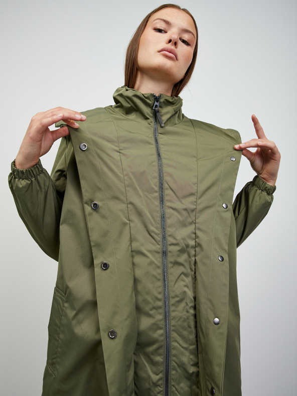 ZOOT.lab Khaki dámska dlhá parka s kapucňou ZOOT.lab Sadie