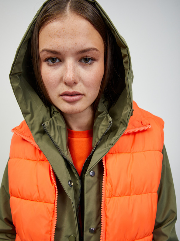 ZOOT.lab Khaki dámska dlhá parka s kapucňou ZOOT.lab Sadie