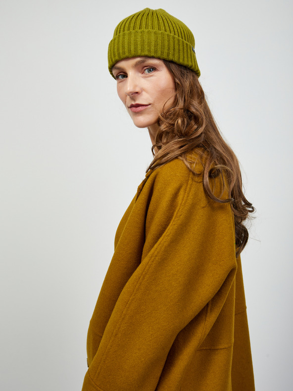 ZOOT.lab Hnedý dámsky kabát z vlnenej tkaniny ZOOT.lab Evelyn