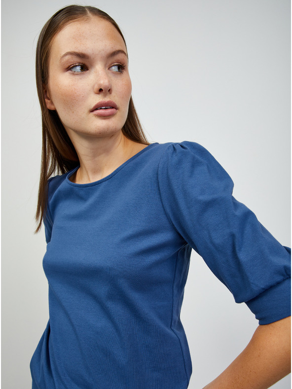 ZOOT.lab Modré dámske základné tričko ZOOT.lab Shia