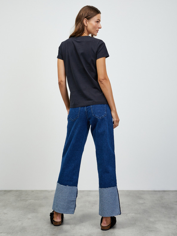 ZOOT.lab Čierne dámske základné tričko ZOOT.lab Enya