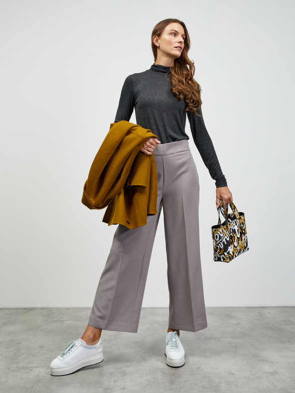 ZOOT.lab Tmavošedá dámska košeľa s rolákom ZOOT.lab Alto