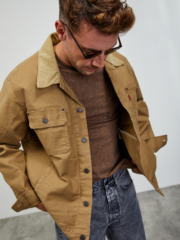 ZOOT.lab Hnedá pánska hnedá základná košeľa ZOOT.lab Rex