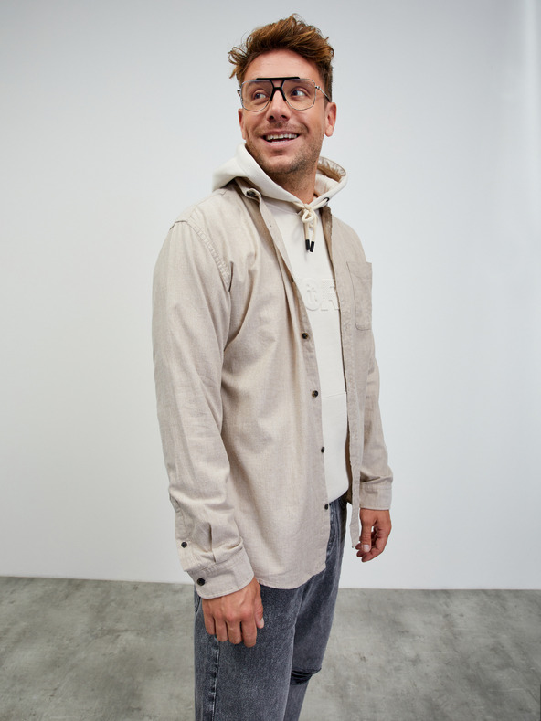 ZOOT.lab Krémová pánska mikina ZOOT.lab Jaxon