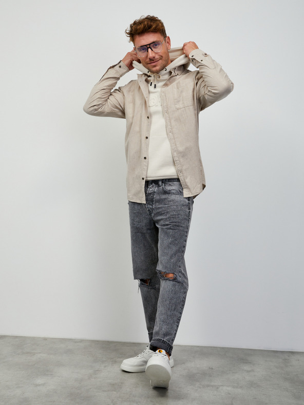 ZOOT.lab Krémová pánska mikina ZOOT.lab Jaxon