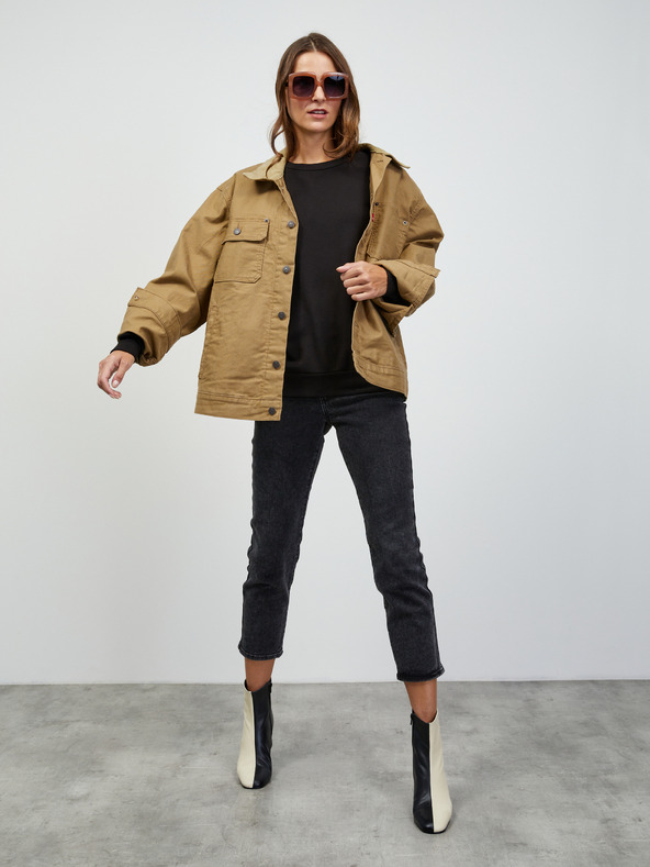 ZOOT.lab Čierna dámska základná mikina ZOOT.lab Brooklin