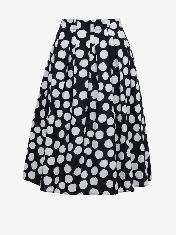 ZOOT.lab Bielo-čierna dámska bodkovaná sukňa ZOOT.lab Jenesa