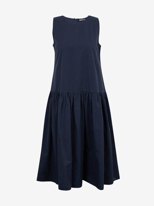 ZOOT.lab Tmavosivé dámske volánové šaty ZOOT.lab Urbana