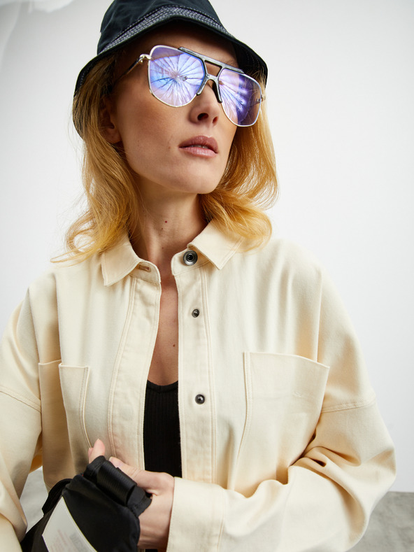 ZOOT.lab Krémový dámsky oversize top ZOOT.lab Becca