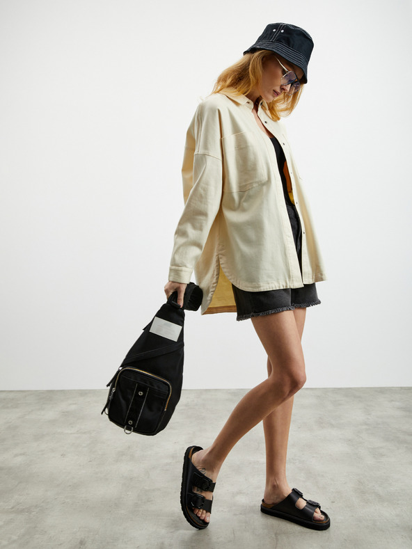 ZOOT.lab Krémový dámsky oversize top ZOOT.lab Becca