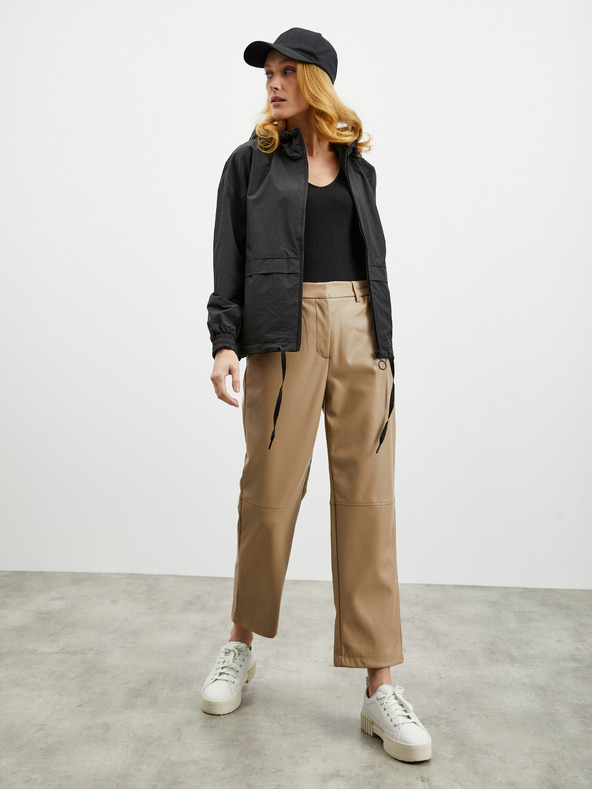 ZOOT.lab Čierna dámska ľahká bunda s kapucňou ZOOT.lab Nalu