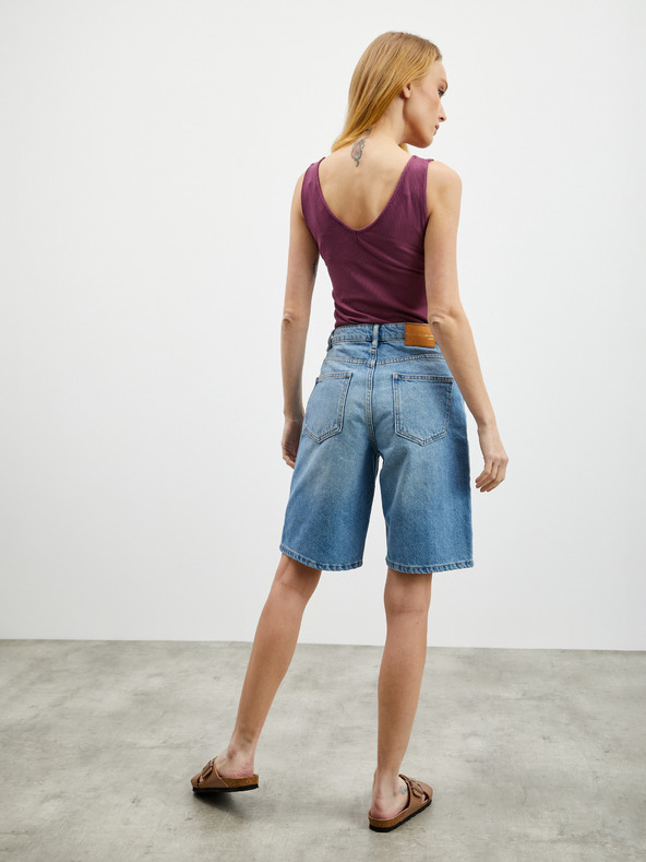 ZOOT.lab Fialové dámske rebrované body ZOOT.lab Olga