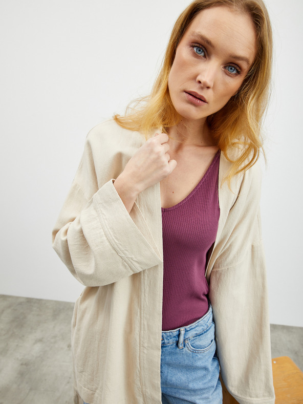 ZOOT.lab Fialové dámske rebrované body ZOOT.lab Olga