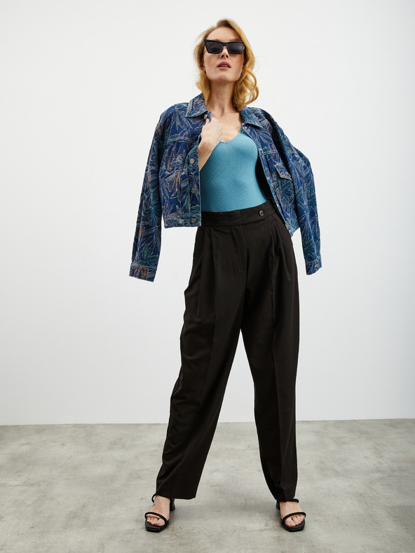 ZOOT.lab Modré dámske rebrované body ZOOT.lab Olga