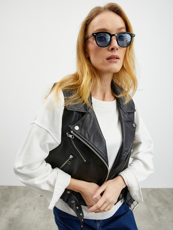 ZOOT.lab Biela dámska nadrozmerná mikina ZOOT.lab Alisun