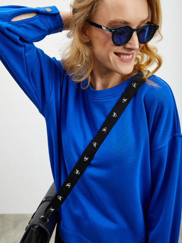 ZOOT.lab Modrá dámska nadrozmerná mikina ZOOT.lab Alisun