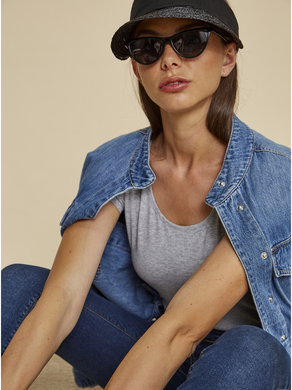 ZOOT.lab Modré dámske džínsy slim fit strihu ZOOT.lab