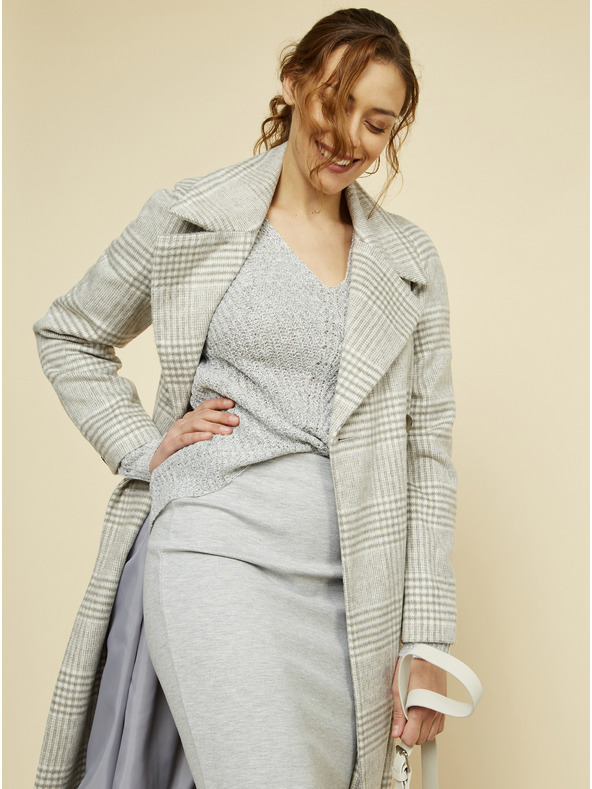 ZOOT.lab Šedá rukávová sukňa ZOOT.lab Victoria