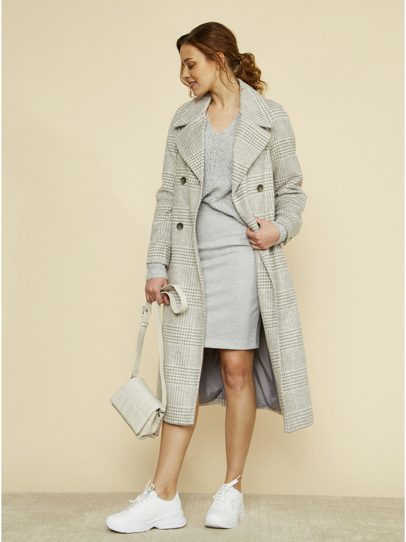 ZOOT.lab Šedá rukávová sukňa ZOOT.lab Victoria